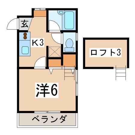 O.M. GREEN LINEの物件間取画像